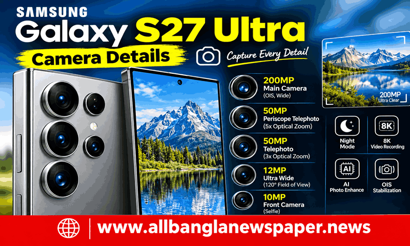 Samsung Galaxy S27 Ultra camera details